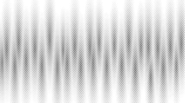 Halftone wavy ripple background. Comic halftone pop art texture. White and black abstract wallpaper. Retro