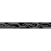 Minimalist Circuit Board Modern Tech On White vector