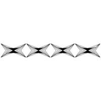 Abstract Geometric Border Black And White, Minimalist vector