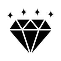 Have a look at this captivating diamond glyph icon, vector