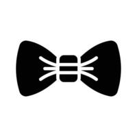 Bow tie icon creatively designed in glyph style, vector