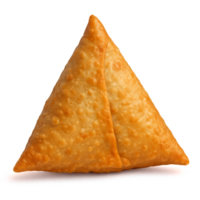 3D Samosa Delight with Crispy Texture and Golden Brown Appearance png
