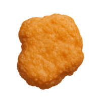Realistic 3D Chicken Nugget Render Isolated on Transparent Background png