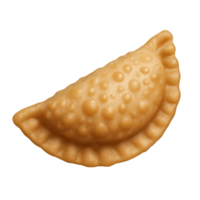 Realistic 3D Fried Dumpling Textured Surface Isolated png