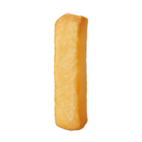 Crispy Golden Fry Sticks on White Background for Cooking Use png