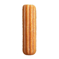 3D Illustration of a Churro Dessert on White Background png