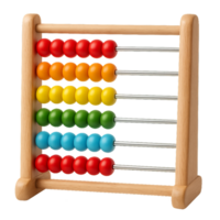 Colorful Child's Abacus for Learning Basic Counting Skills png