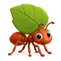 Leafcutter Ant Adventure in a Colorful and Playful Style png