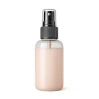 Simple 3D Spray Bottle with Transparent Liquid and Elegant Design png