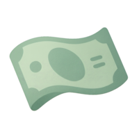 Minimalist Currency Note Design with Simple Aesthetic Style png