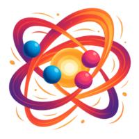 Colorful Abstract Fusion Energy Concept Design with Circular Patterns png