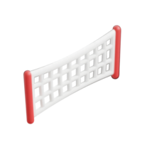 Close up of a volleyball net isolated on transparent background png