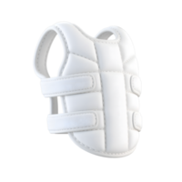 Close up of a chest protector isolated on transparent background png