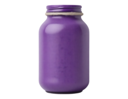 Purple Jar with Lid and Rope Detail - Product Mockup png