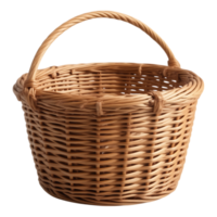 Wicker Basket with Handle png