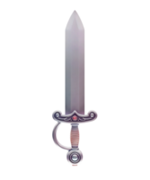Sword minimalist 3D rendering and smooth renderer png