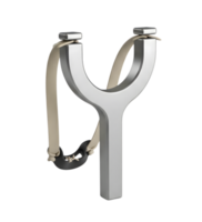 Slingshot minimalist 3D rendering a soft and smooth renderer png