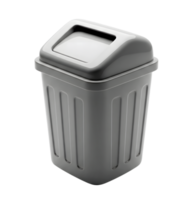 Trash can minimalist 3D rendering in a soft and smooth renderer png