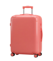 Travel suitcase minimalist 3D rendering a soft and smooth renderer png