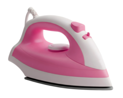 Clothes iron minimalist 3D rendering in a soft and smooth renderer png