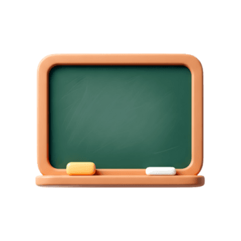 vuoto verde lavagna minimalista 3d interpretazione nel morbido e liscio renderer png