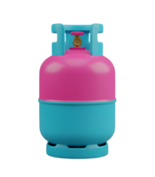 Gas Cylinder Minimalist Rendering in Soft And Smooth Renderer png