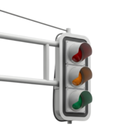 Hanging Traffic Light Minimalist 3D Rendering And Smooth Renderer png