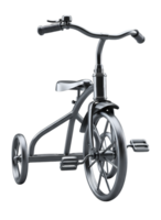 Childrens Tricycle Minimalist 3D Rendering Soft And Smooth Renderer png