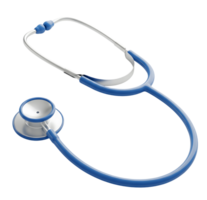 Medical Stethoscope Minimalist 3D Rendering Soft And Smooth Renderer png