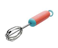 Handheld Whisk Minimalist 3D Rendering And Smooth Renderer png