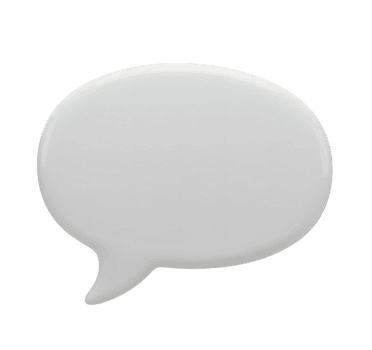 Speech Bubble Minimalist 3D Rendering Soft And Smooth Renderer png