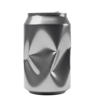 Dented Aluminum Soda Can Minimalist 3D Rendering And Smooth Renderer png