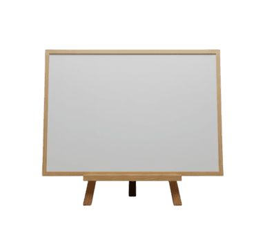 vuoto di legno incorniciato tavola minimalista 3d interpretazione nel un' liscio renderer png