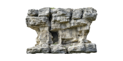 Rock Formation. Natural Geological Structure For Educational And Decorative Use Isolated On Transparent Background png