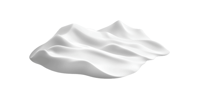 astratto 3d waveform struttura. minimalista design elemento per sfondi e grafica isolato su trasparente sfondo png