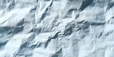 LightBlue Crumpled Paper Texture Background photo