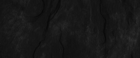 Stone black texture background. Dark cement, concrete grunge. Tile gray, Marble pattern photo