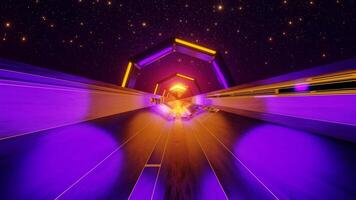 brillante hiperespacio viaje vj movimiento antecedentes lazo video