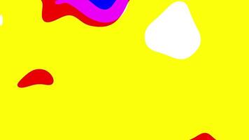 Dynamic Abstract Color Shift. Vibrant, Fluid Shapes in Motion, Bold Visuals video