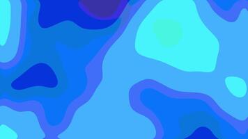Dynamic Blue Topographic Map Animation. Abstract Layers and Fluid Gradient Shifts video