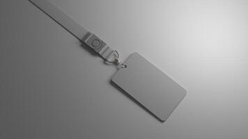 Blank Id Card Mockup photo