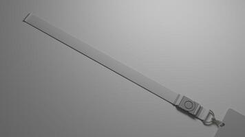 Blank lanyard mockup for graphic design photo