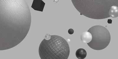 Geometry, Ball,Background, Texture, Abstract, 3D Illustration photo