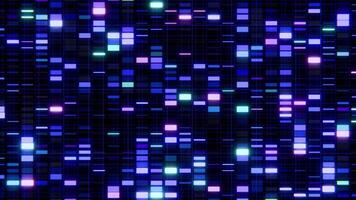genético código cascata digital dna seqüência ciclo video