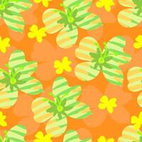 Cute paint flowers texture, seamless patterns with floral for fabric, textiles, clothing, wrapping paper, cover, banner, home decor, abstract backgrounds. vector
