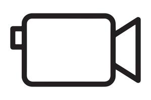 Camera icon isolated on white background vector