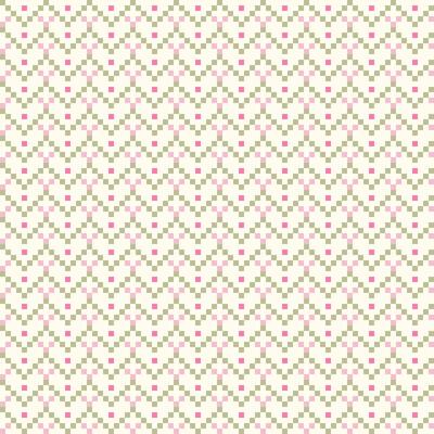 seamless pattern abstract square shape stacked into triangle with color yellow pink and green