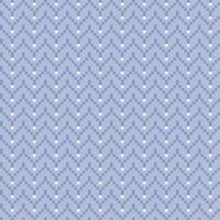 seamless pattern abstract square shape stacked into triangle with color blue and white vector