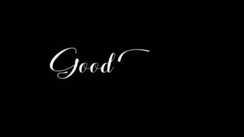 Black background with white cursive Good Friday text. Ideal for social media graphics, website banners, religious holiday promotions, church presentations. video