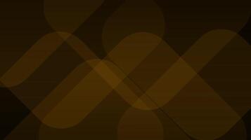 Dark Abstract Background with Rounded Amber Shapes video